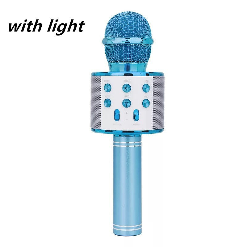 Microphone sans ireless portable bluetooth Mini Home pour jouer de la music Chanter Haut-parleur Lecteur