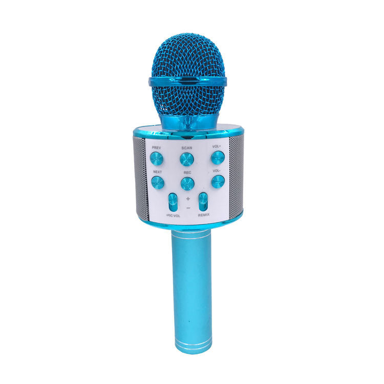 Microphone sans ireless portable bluetooth Mini Home pour jouer de la music Chanter Haut-parleur Lecteur