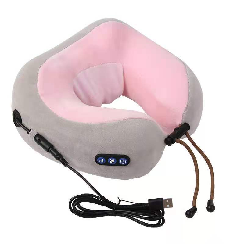 reiller de massage en forme de U Appareil de massage du cou Appareil de massage électrique du cou Masseur cervical d’épaule et de dos pour la relaxation du corps
