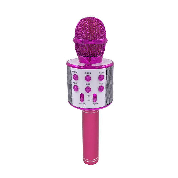 Microphone sans ireless portable bluetooth Mini Home pour jouer de la music Chanter Haut-parleur Lecteur