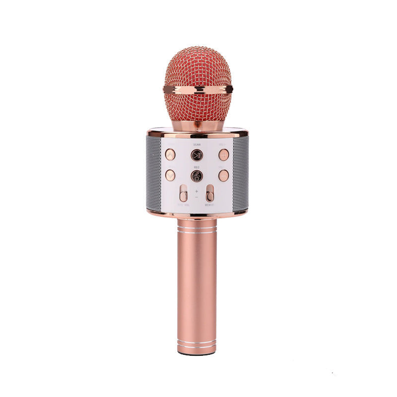Microphone sans ireless portable bluetooth Mini Home pour jouer de la music Chanter Haut-parleur Lecteur