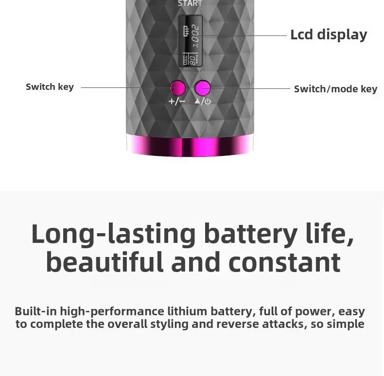 Bigoudi à chargement automatique Portable, outil de coiffure intelligent sans fil, accessoire de Salon pour filles paresseuses, convivial pour voyage