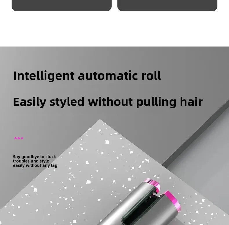Bigoudi à chargement automatique Portable, outil de coiffure intelligent sans fil, accessoire de Salon pour filles paresseuses, convivial pour voyage