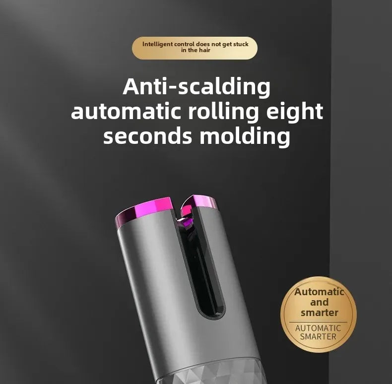 Bigoudi à chargement automatique Portable, outil de coiffure intelligent sans fil, accessoire de Salon pour filles paresseuses, convivial pour voyage