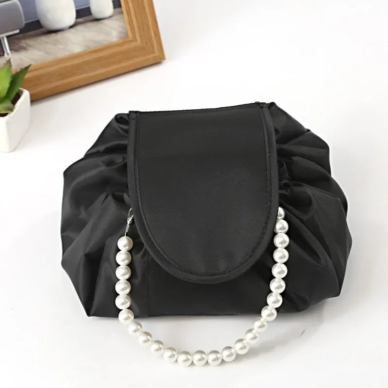 Trousse de maquillage de grande capacité pour femme, sac à main de voyage multifonction, sac de rangement cosmétique, rouge à lèvres, wstring de proximité