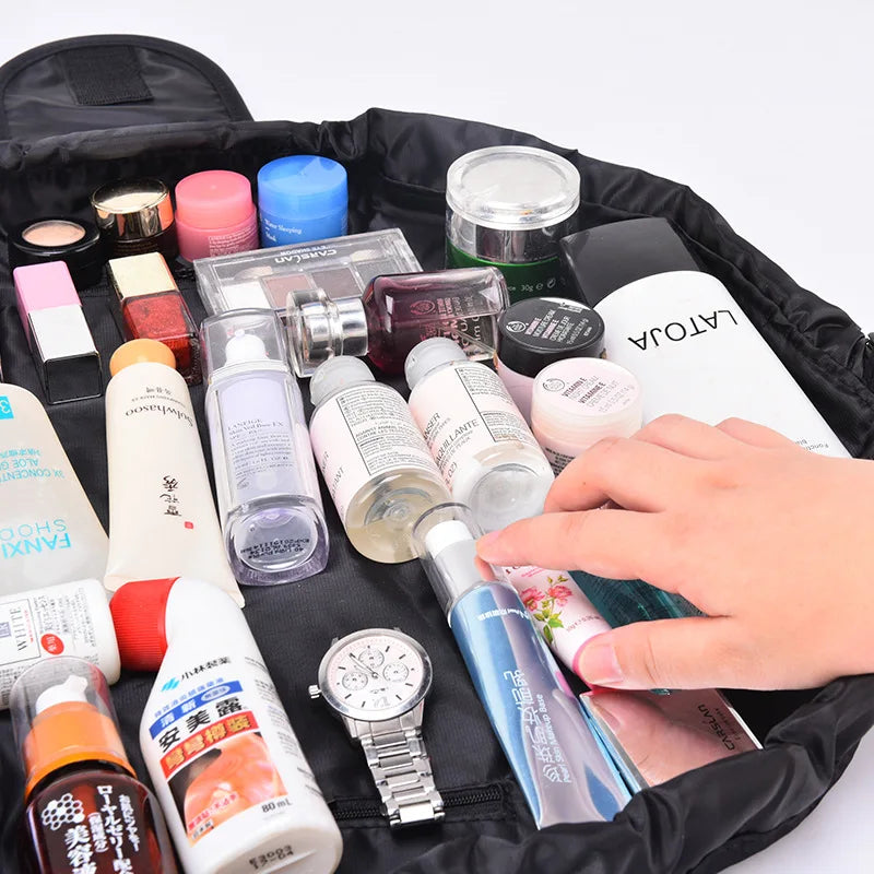 Trousse de maquillage de grande capacité pour femme, sac à main de voyage multifonction, sac de rangement cosmétique, rouge à lèvres, wstring de proximité