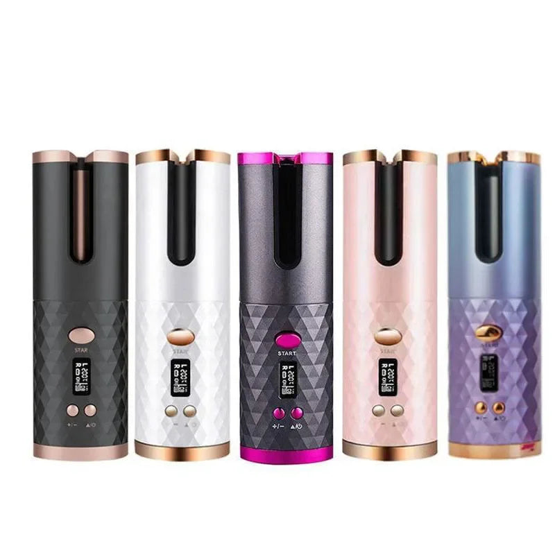 Bigoudi à chargement automatique Portable, outil de coiffure intelligent sans fil, accessoire de Salon pour filles paresseuses, convivial pour voyage