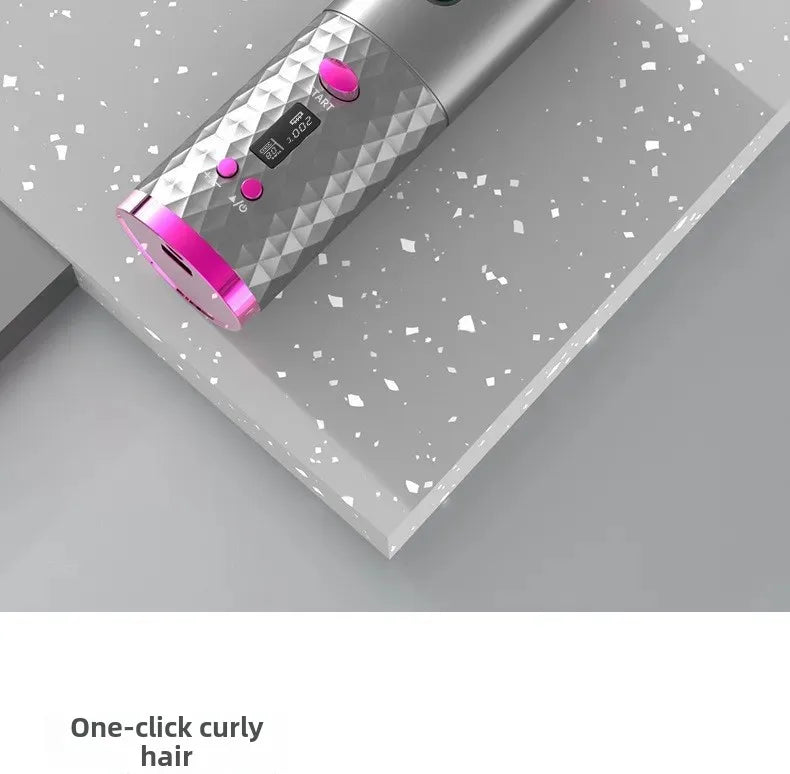 Bigoudi à chargement automatique Portable, outil de coiffure intelligent sans fil, accessoire de Salon pour filles paresseuses, convivial pour voyage