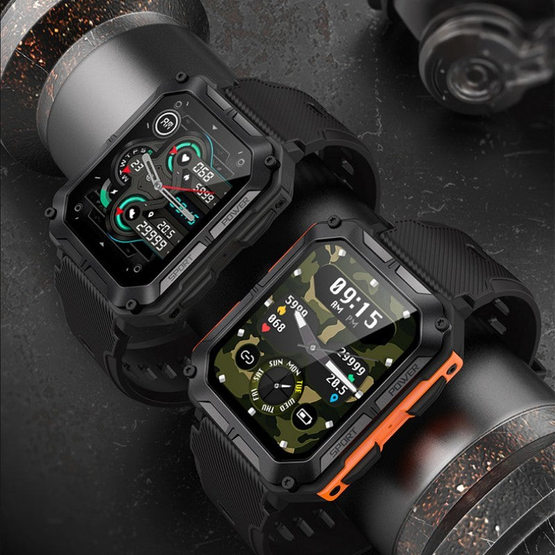Bluetooth Talk Smart Watch Extérieur Trois Anti Sports Étanche Meter Step