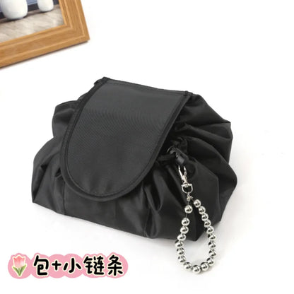 Trousse de maquillage de grande capacité pour femme, sac à main de voyage multifonction, sac de rangement cosmétique, rouge à lèvres, wstring de proximité