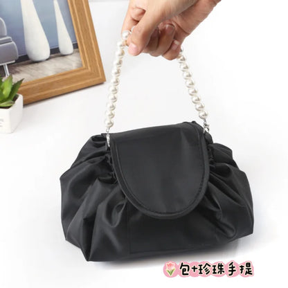 Trousse de maquillage de grande capacité pour femme, sac à main de voyage multifonction, sac de rangement cosmétique, rouge à lèvres, wstring de proximité